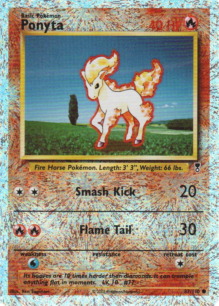 Ponyta - 87/110 - Common - Reverse Holo